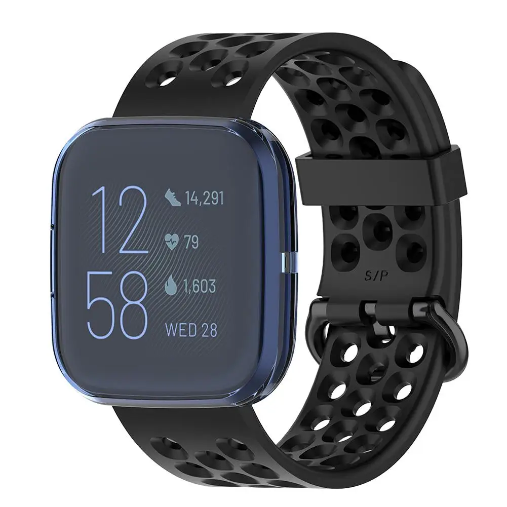 Ультратонкий защитный чехол для Fitbit Versa 2 Силиконовый ТПУ на запястье сменный