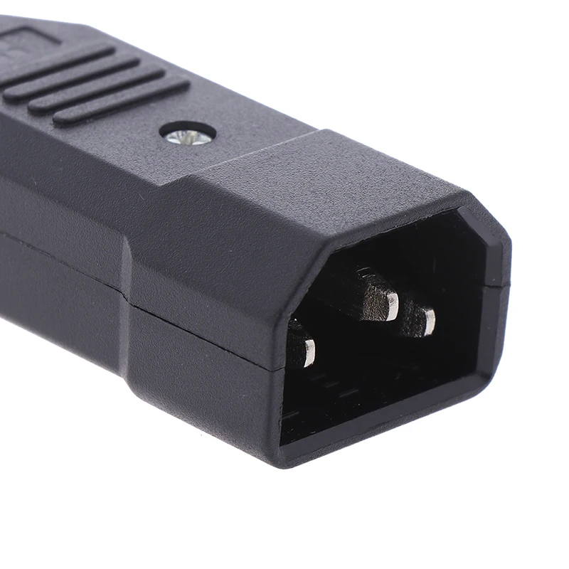 3 Pin IEC 320 C14 штекер Rewirable разъем подключения питания панель переменного тока