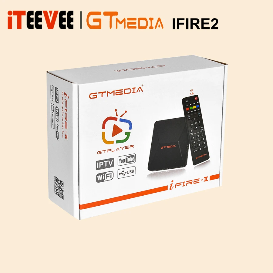 1 шт. ТВ-приемник GTMedia IFIRE2 IP телевизионный декодер 1080P (H.265) встроенный модуль Wi-Fi