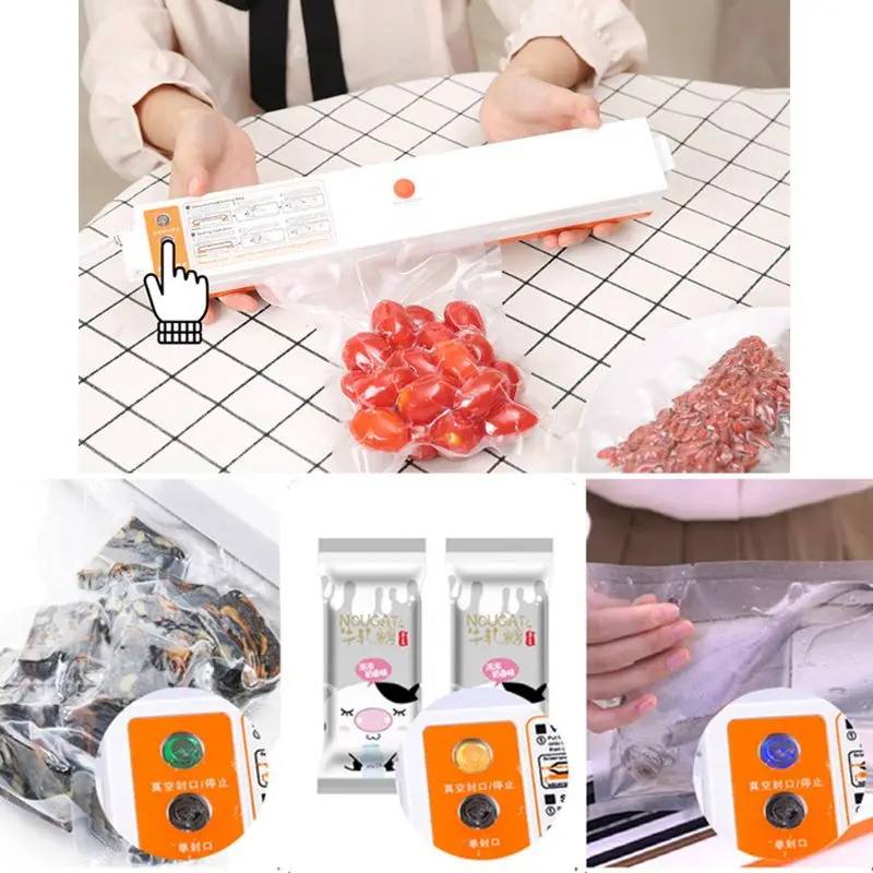 

Household Food Vacuum Sealer Packaging Machine Home Film Sealing Saver Packer Accessory