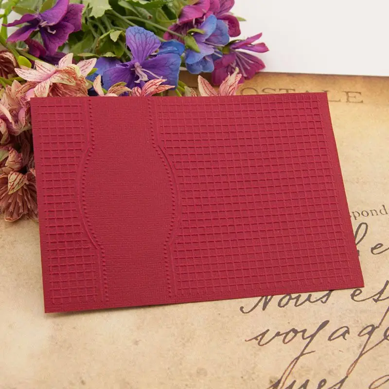 Пластиковая папка для тиснения шаблон DIY скрапбук фотоальбом открытка украшения