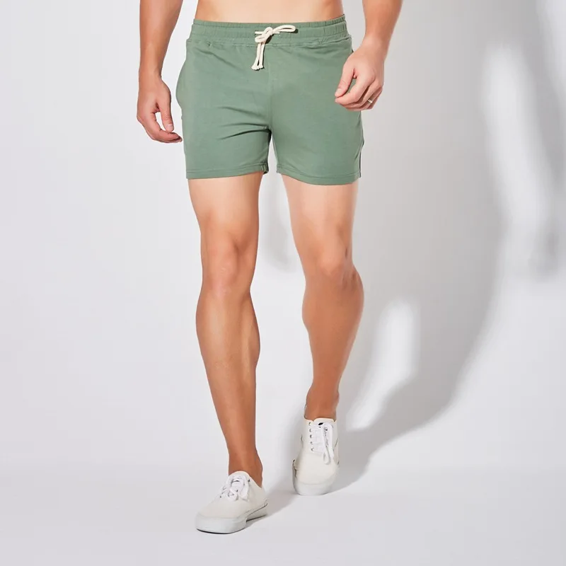 

Mens Shorts Summer Jogger Short Cotton Breathable Men Plus Size Casual Sportswear Male Fitness Running Sweatpants Drawstring