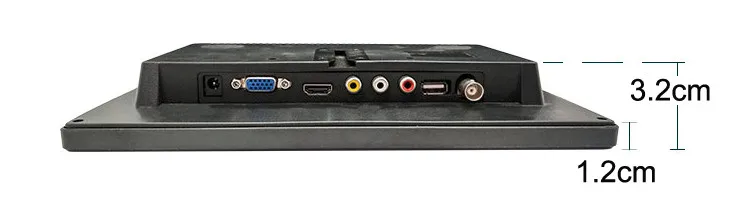 AutoSee 10 1 дюймовый HD TFT ЖК экран монитор с поддержкой AV VGA HDMI видео|Мониторы для авто|