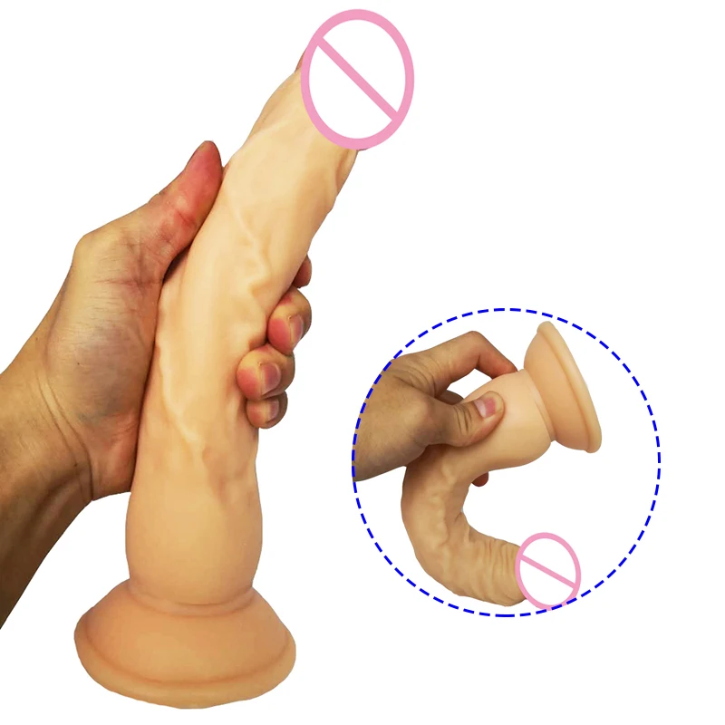 Товары для секса Большой реалистичный фаллоимитатор большая присоска член