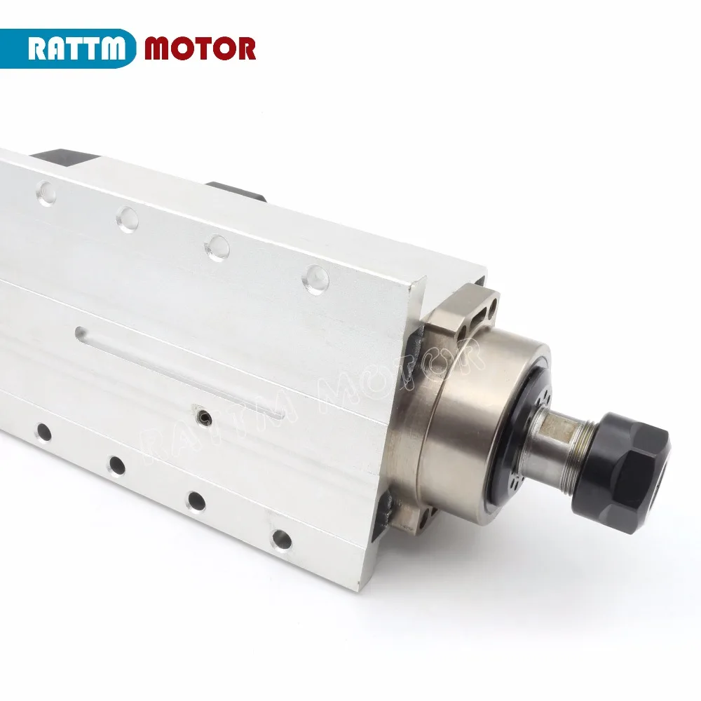 Квадратный качественный комплект электродвигателя шпинделя с воздушным