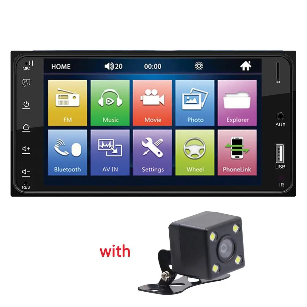 7 &quotдля Android 8 0 A7 четырехъядерный 1 Гб + 16 Wifi GPS зеркальная связь USB MP4 MKV MP5 Bluetooth плеер