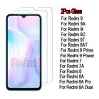 Защитное стекло для Xiaomi Redmi 9T, 9A, 9AT, 9i, 9C, 9 Power Prime, 8, 7, 7A, 8A, Dual Pro, 2-1 шт.