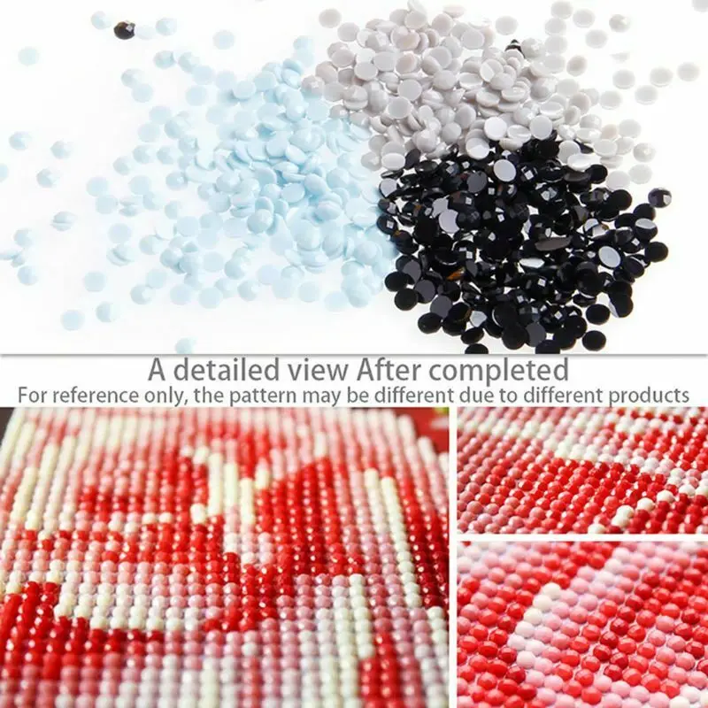 Луна бабочка 5D полная алмазная живопись вышивка Diy Вышивка крестом домашний