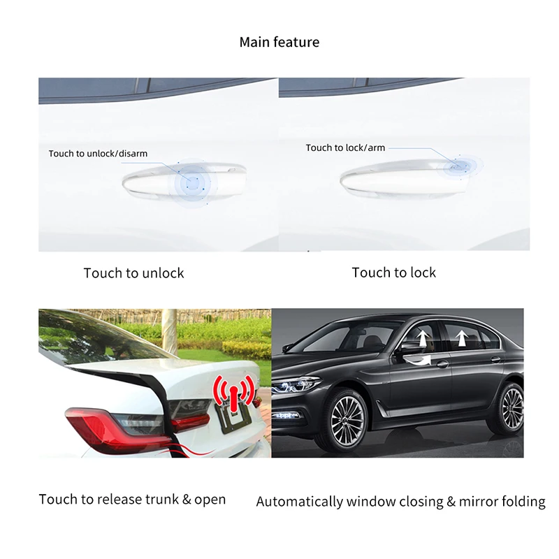 EASYGUARD Comfort Access lock unlock door Keyless Entry AUTO Central Lock FIT For F20 F21 F40 F45 F46 E84 F48 F49 F39 F15 G20 | Автомобили