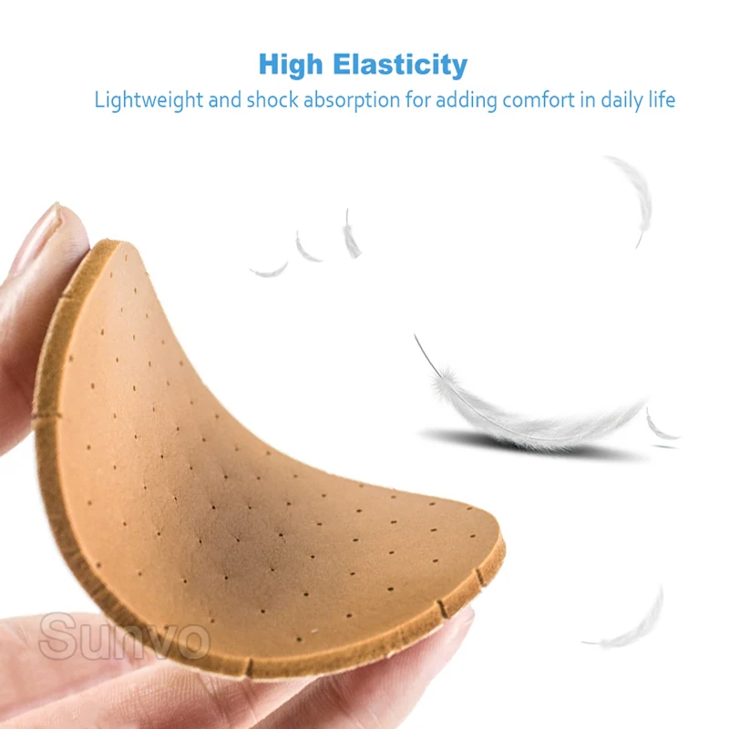 Нескользящие стельки из искусственной кожи на высоком каблуке