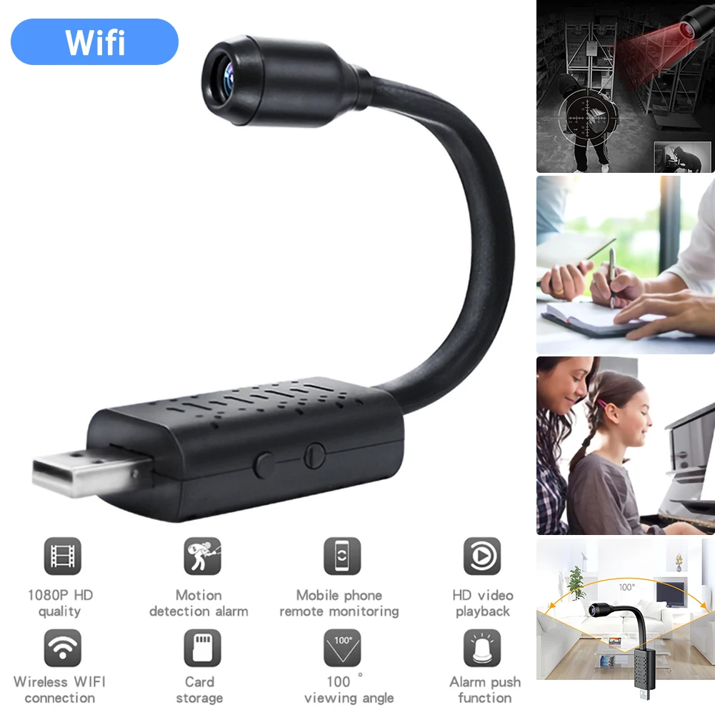 HD 1080P Wifi камера AI Обнаружение человека IP/AP Облачное хранилище в реальном времени