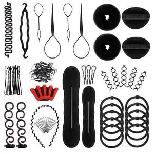 OBSCYON 27Pcs Hair Styling Set, Hair Design Styling Tools, DIY Accessories Hair Modelling Tool Kit M in Pakistan