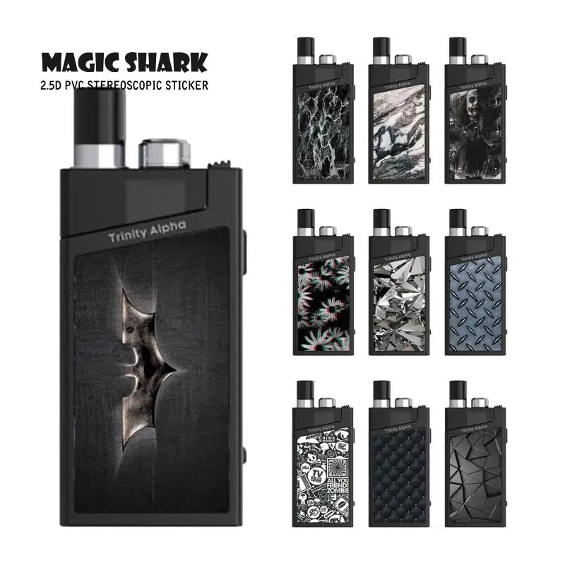 Чехол с принтом волшебной акулы Джокера Бэтмена цветка камня дивана вейпа