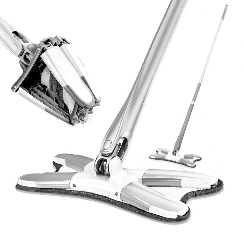 Плоские насадки из микрофибры для мытья пола практичные бытовые кухонные тряпки