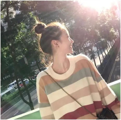 

2021autumn Hoodies Woman Black Pink White Striped Aesthetic Harajuku Hoodie Korean Kpop Clothes Thick Warm Sweatshirt Women Top