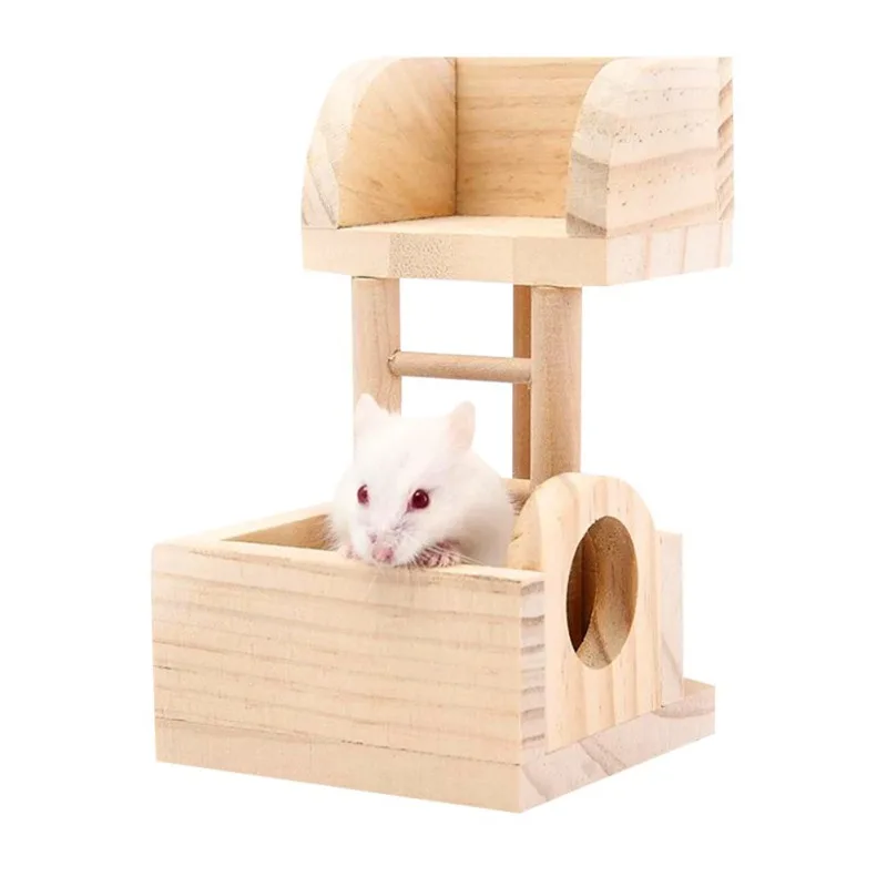 

Chew Natural Wood Small Animal and Chew for Rabbit Climbing Obervatory Tunnel Tube Hamter Guinea Pig