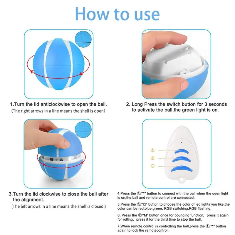 Умные интерактивные шары для щенков USB-зарядка планшетофон игрушка собак прочная