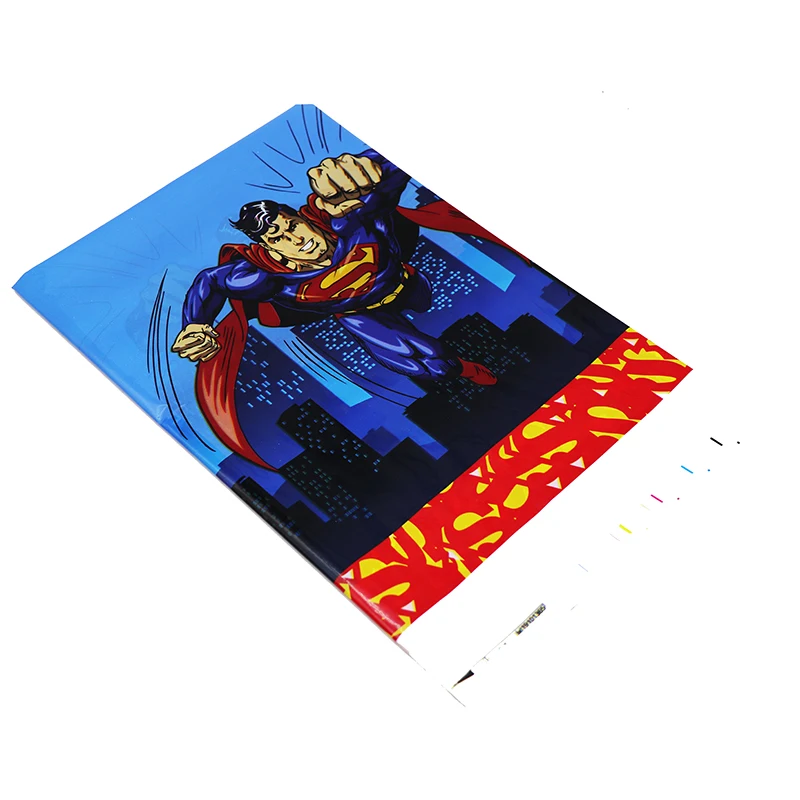 1 шт. пластиковые скатерти Супермен тема одноразовые День Рождения украшения