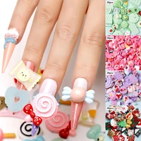 30pcs manicure decoration candy mixed resin snacks nail accessories diy nail charms nail art tips rhinestones 3d tool