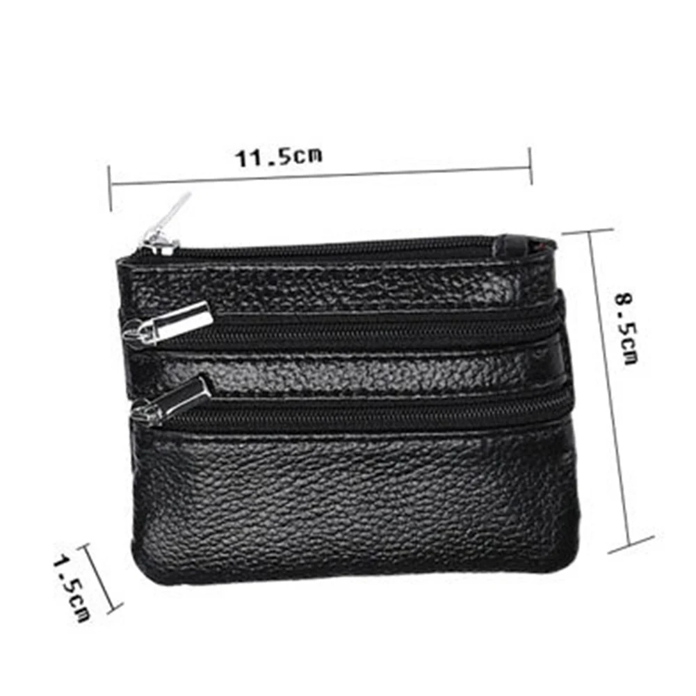 Женский однотонный кошелек на молнии с карманом для монет сумочка клатчи сумка