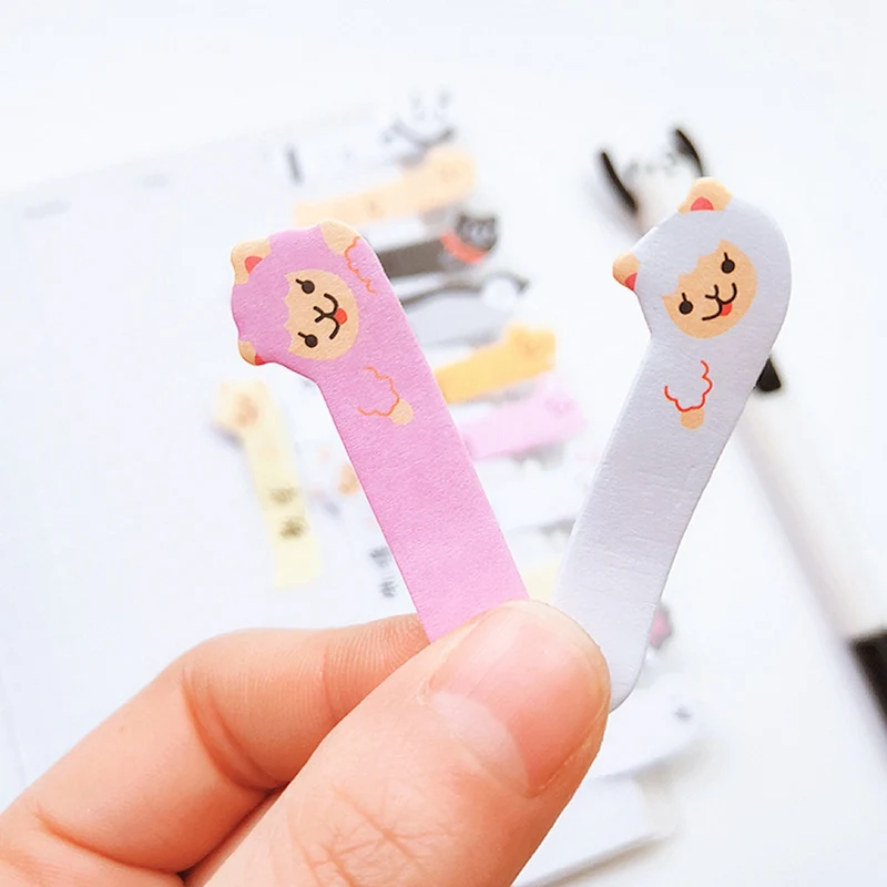 Kawaii блокнот для заметок креативный милый кот панда Липкие заметки индекс