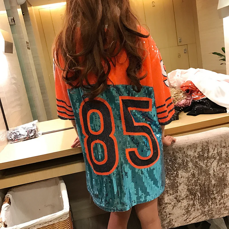 Повседневные женские свободные футболки топы ночные клубы DS костюмы диджея хип