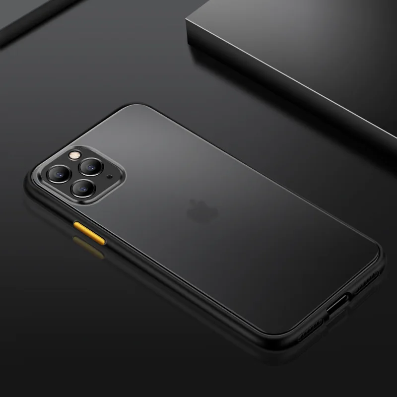 Матовый чехол для iphone 11 Pro Max защитный Мягкий бампер задняя крышка 6 7 8 Plus X XS XR