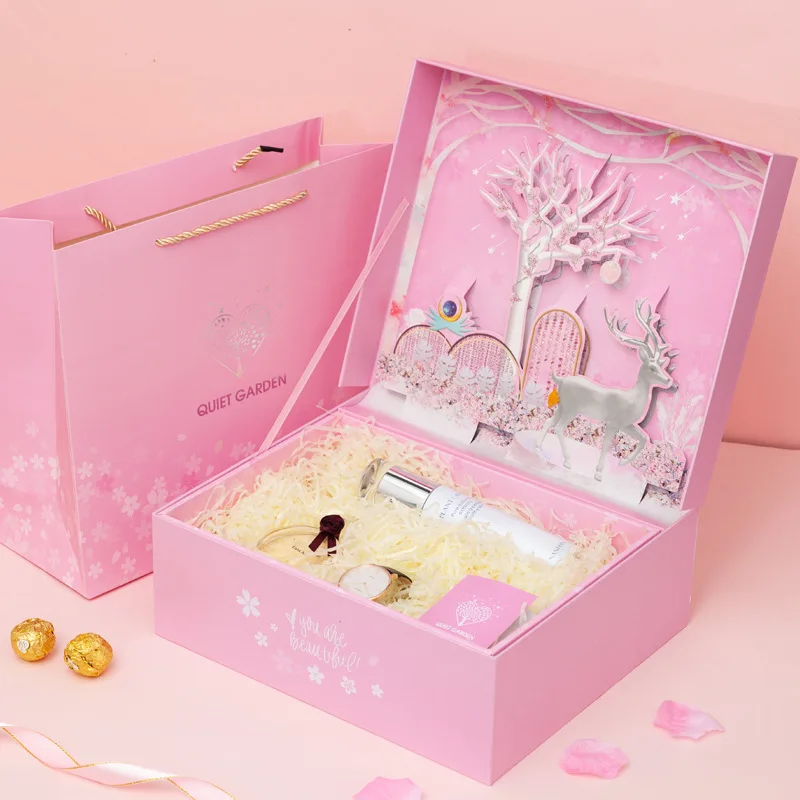 Высококачественная 3D стерео бумажная подарочная коробка подарок на день