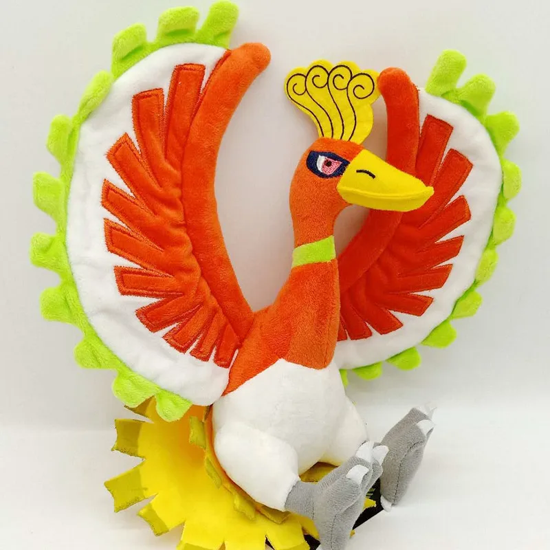 Takara Tomy Anime игрушка Покемон Ho Oh плюшевая игрушечная кукла отличный день рождения