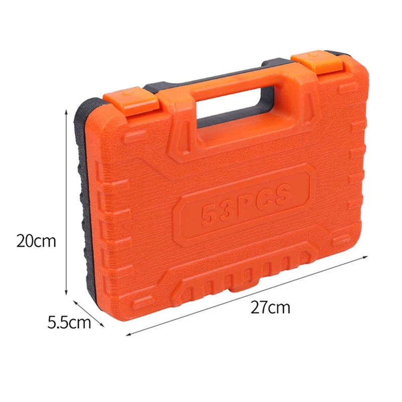 

Combination Tool 53pcs Wrench Set Car Repair Tool Set Batch Head Ratchet Pawl Socket Spanner Screwdriver Socket Kit