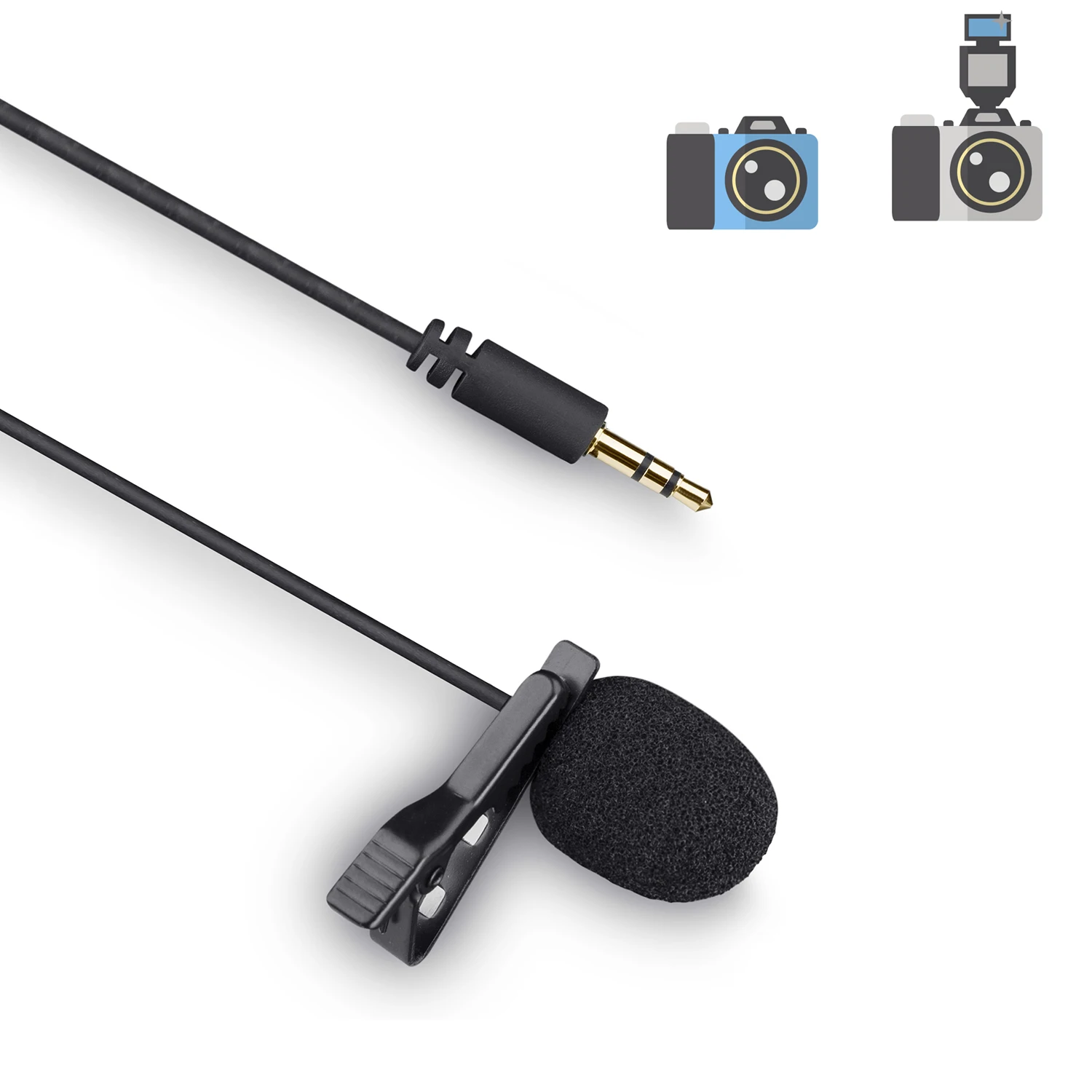 Микрофон Saramonic SR-XLM1 3 5 мм TRS 6m петличный микрофон для зеркальных фотокамер прямая