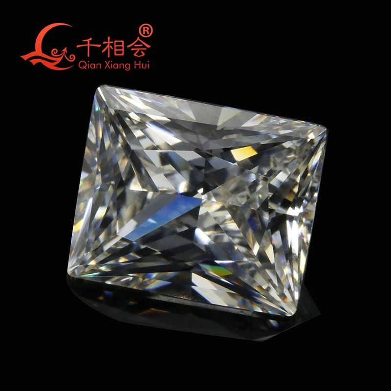 IJ желтовато-белый цвет прямоугольной формы для кубического циркония свободный CZ