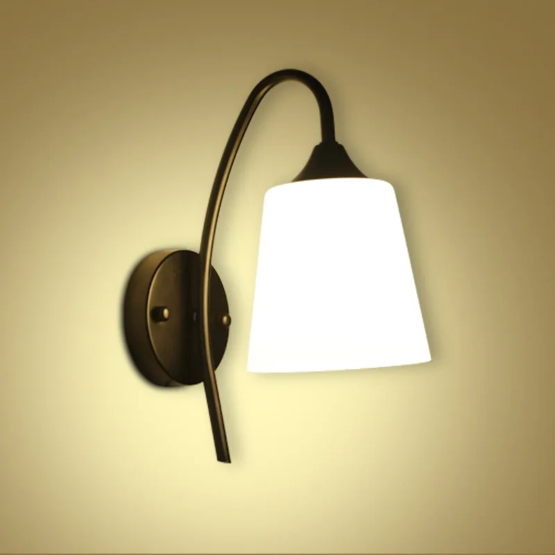 

Светодиодная настенная лампа, современный минималистичный светильник для спальни, обучения, теплое освещение для коридора и зеркала