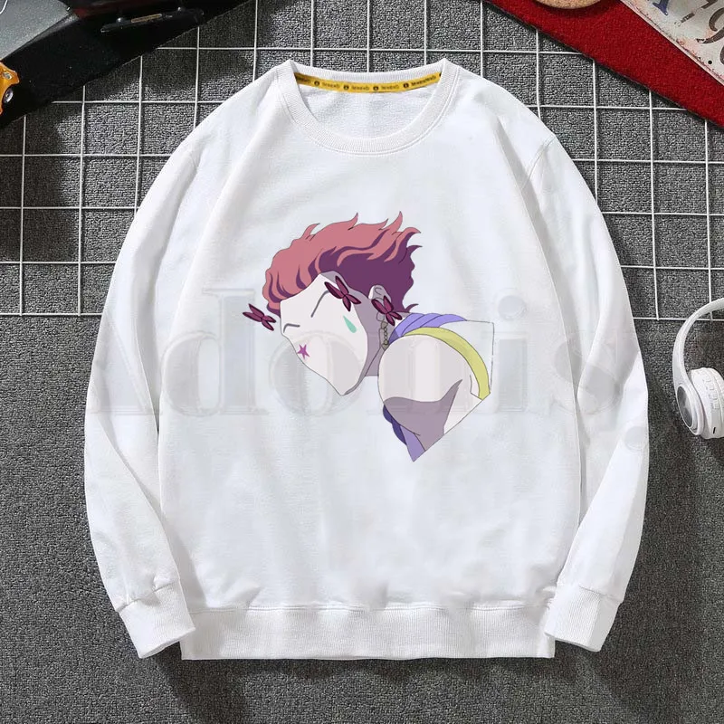 Мужская толстовка Hunter X Hxh Killua Zoldyck Hisoka с аниме принтом модная худи графическим