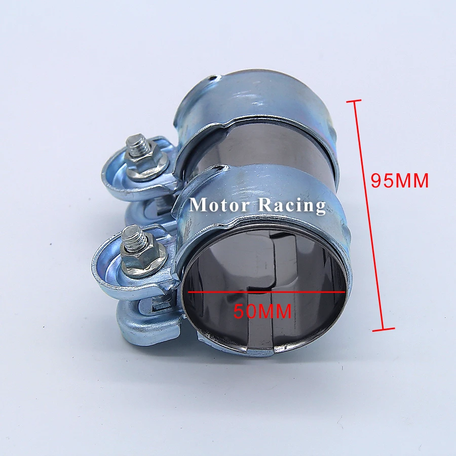 Автомобильный турбо выхлопной зажимные болты глушитель соединение трубы 50*95 мм