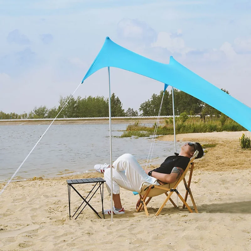 

Outdoor Camping Tent Pole Adjustable Tent Support Rods Hiking Backpacking Shelter Tarp Awning Pole Accessories