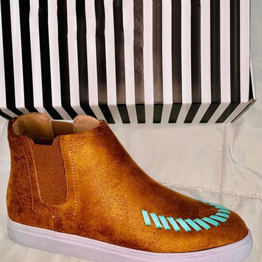 Женская обувь на плоской подошве Повседневная с круглым носком Кроссовки без