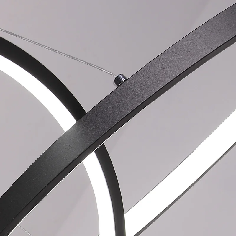 Современный светодиодный подвесной светильник bбородок алюминиевая РУНИЧЕСКАЯ