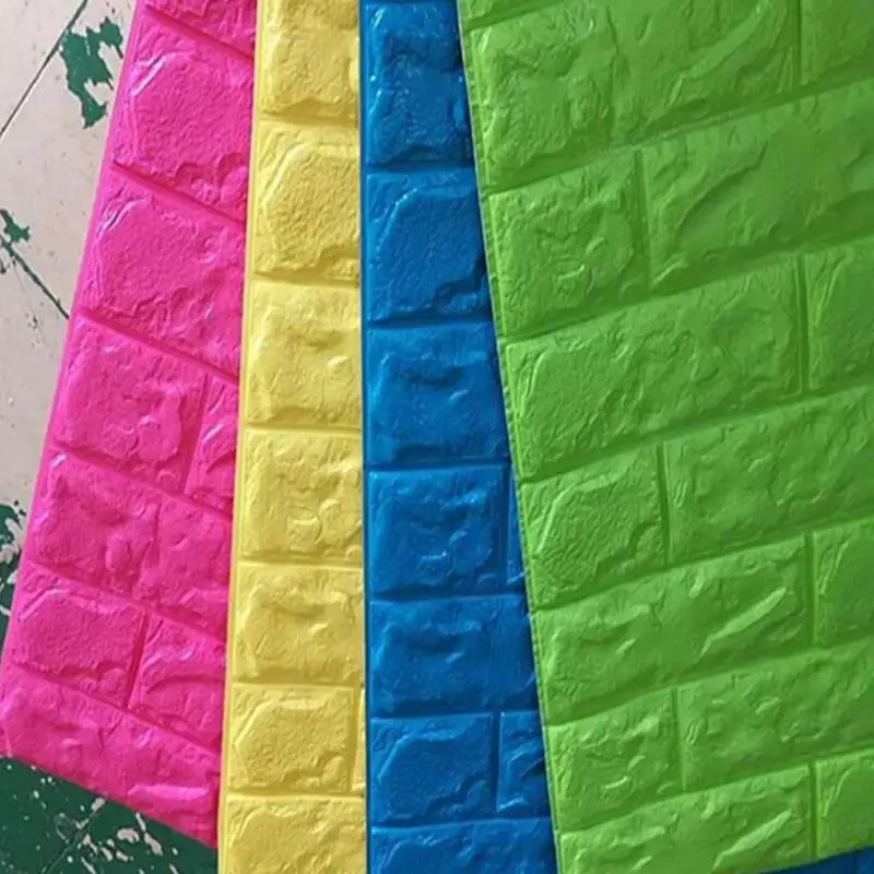 6030 см украшение дома DIY наклейки на стену 60*30 3D PE пенопласт кирпич камень гостиная