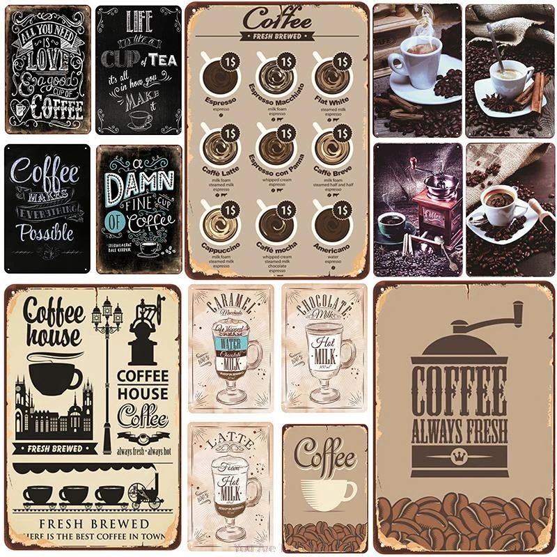 

Pub Funny Tin Sign Coffee Plaque Metal Tin Sign Vintage Pin Up Decor Metal Painting Signs Vintage Wall Decor for Bar Pub Club