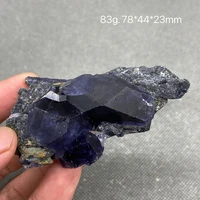 100 natural blue purple fluorite cluster mineral specimens gem level stones and crystals
