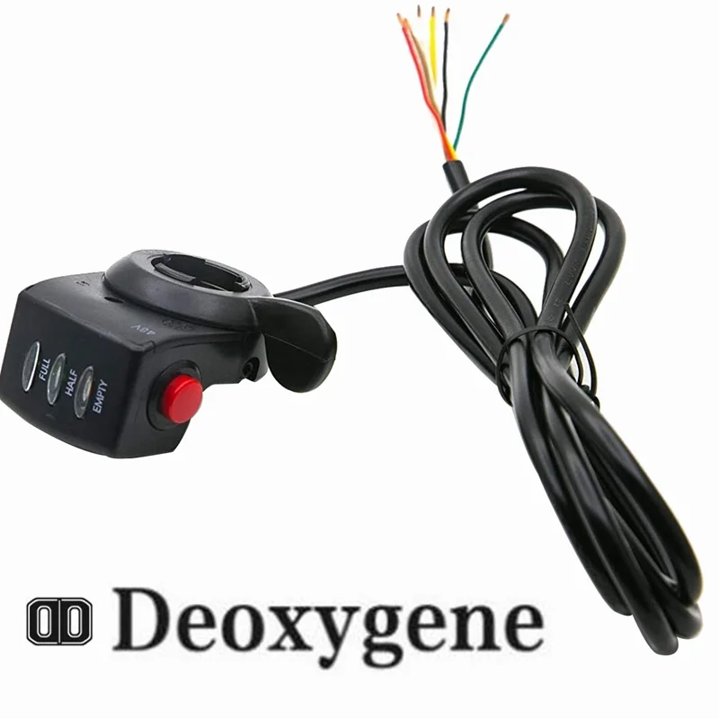 Deoxygene Скорость Управление большого пальца дроссельная заслонка для скутера фара