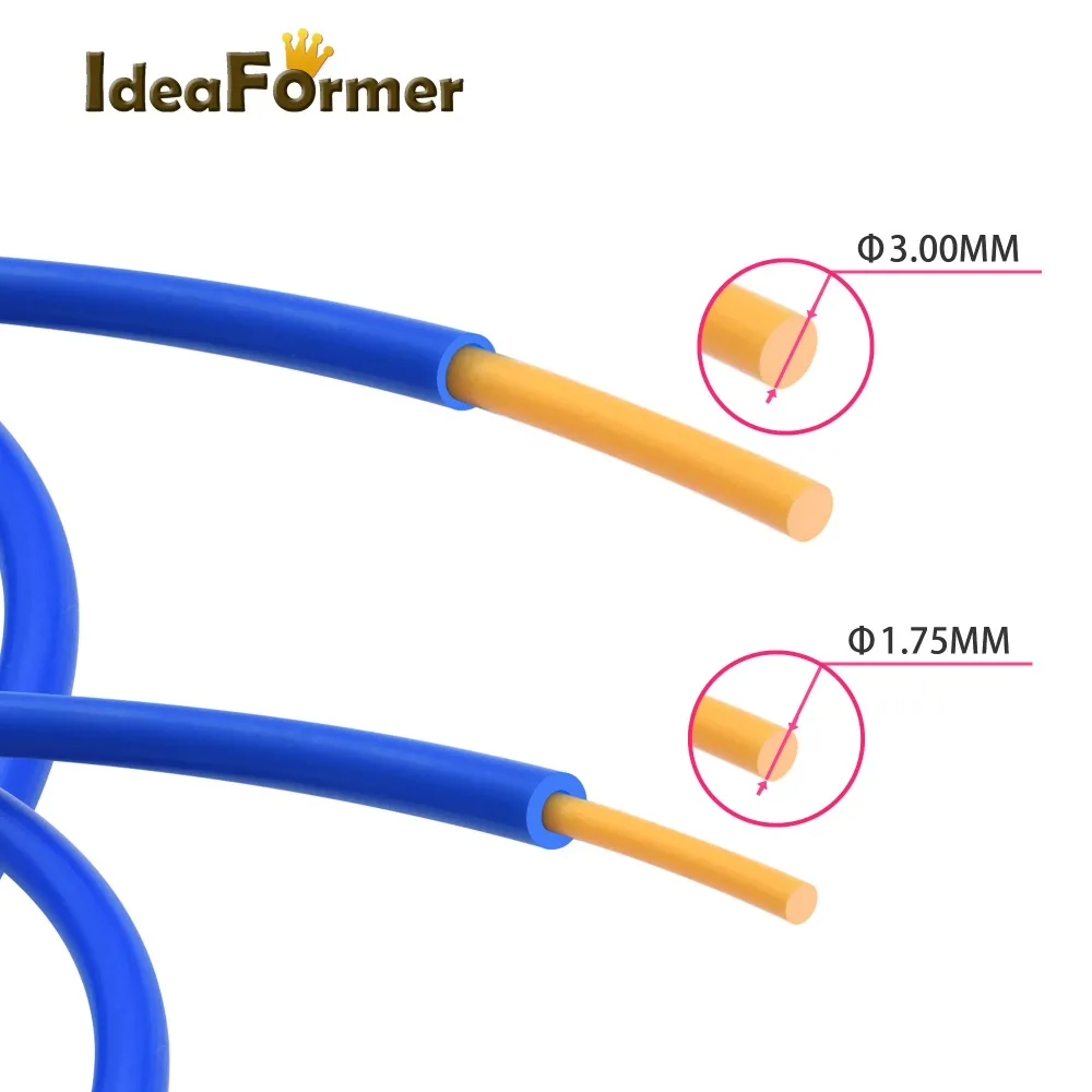 PTFE трубка тефлонто tl-фидер hotend RepRap росток Боуден экструдер 1.7mm5 ID1.9mm OD4mm/3,00mm ID 3,2mm OD4mm Capricornus трубка