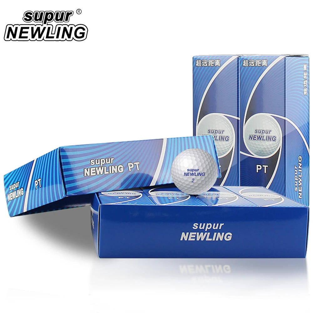 1 коробка Supur NEWLING мячи для гольфа Long Distance 2 слоя 12 шт гольфа|golf game balls|golf ballsgolf ball box |