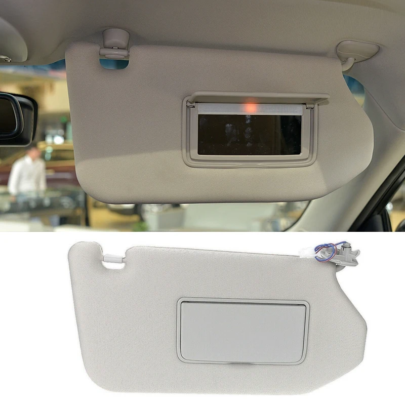 

Автомобильный правый пассажирский солнцезащитный козырек для Nissan Pathfinder 2013-18 Infiniti QX60 14-17 с лампой DN 96400-9PB0A