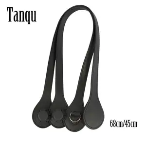 Короткая длинная ручка Tanqu для O-Bag с D-образной пряжкой, с Каплевидным концом, ручки из искусственной кожи для OBag-ремня, части для сумок