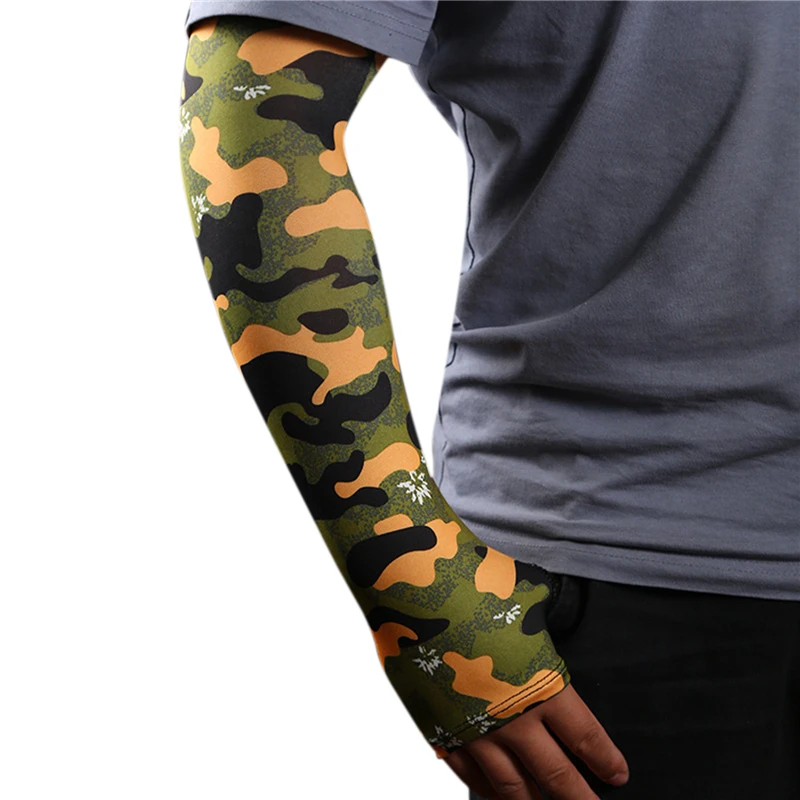 

Compression Sports Arm Sleeve Basketball Cycling Arm Warmer Summer Running Tennis UV Protection Volleyball Bands