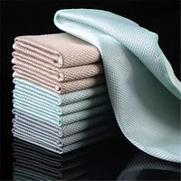 kitchen fish scale dishcloth thickened non greasy cleaning cloth double layer absorbent wipe towel clothmirror cleaning cloth