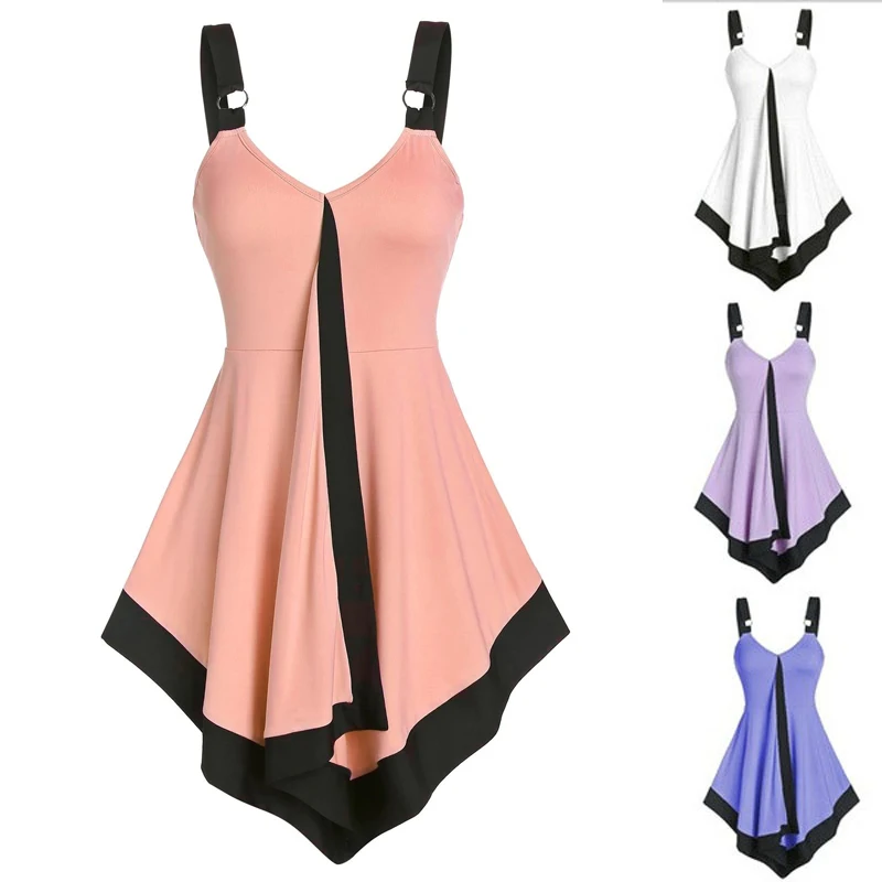

Sleeveless Tank Tops Women's Plus Size Vest Summer Casual Vest Shirts