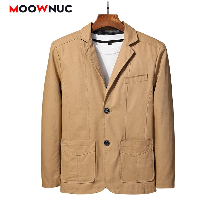 Повседневный Блейзер модные костюмы для мужчин пальто куртки пуловер 2020 новинка